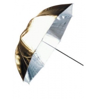 Linkstar flitsparaplu PUK-102GS goud/zilver 100 cm omkeerbaar